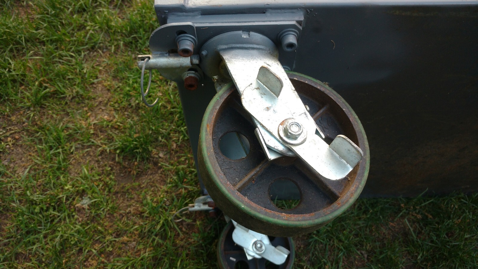 Heavy Duty Steel Welded Service Cart Two Shelf ,1200 Lb. Capacity, 60"L x 30"W