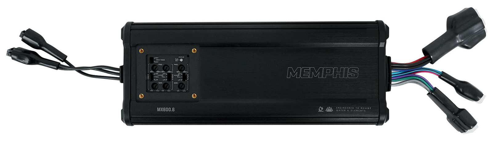 Memphis Audio MX600.6 600w RMS 6 Channel Powersports UTV ATV Amplifier IP66 Amp