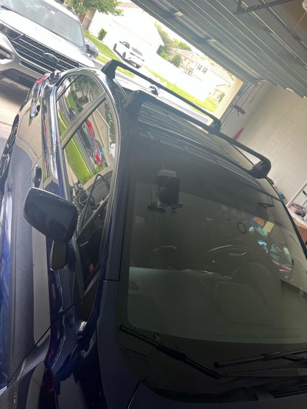 For Subaru WRX (2019-2026) Roof Rack Cross Bar Fix Point, Black