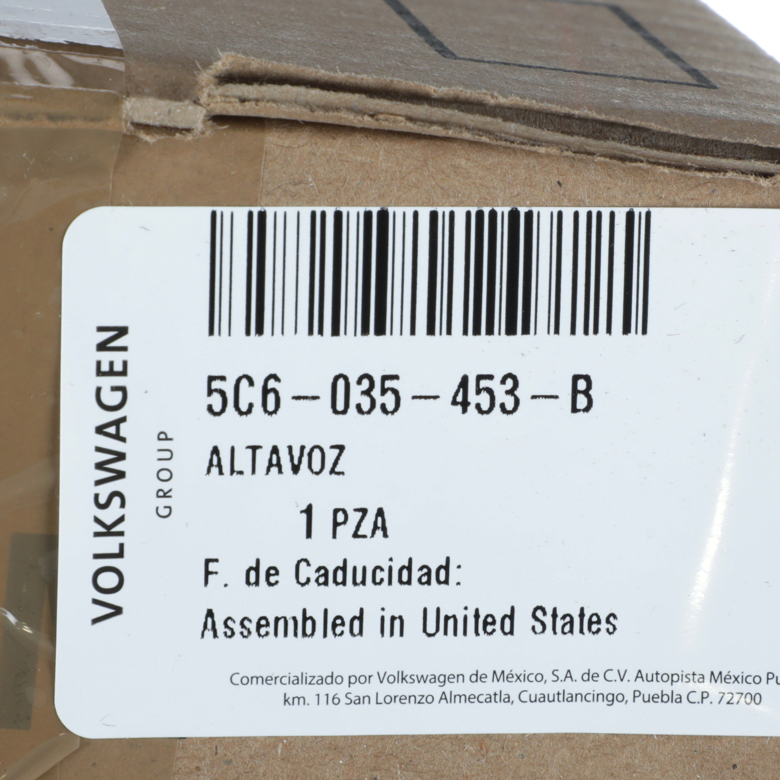 NEW OEM Volkswagen 2011-2022 Golf GTI Jetta Front Door Speaker 5C6-035-453-B