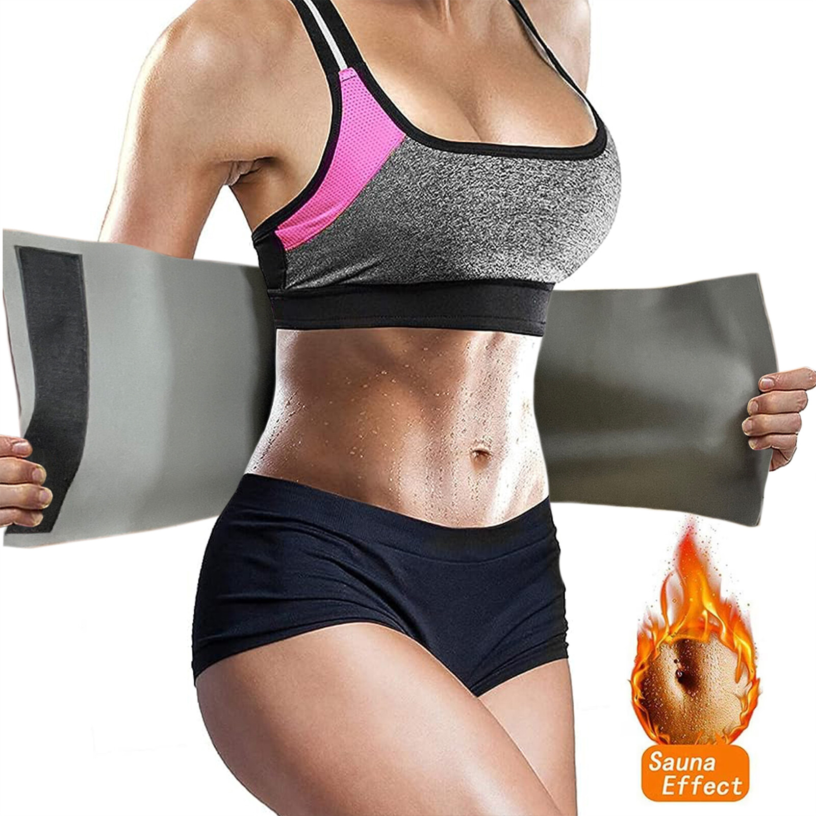 Waist Trainer Slimmer Belt Sweat Sauna Wrap Weight Loss Corset Sport Support