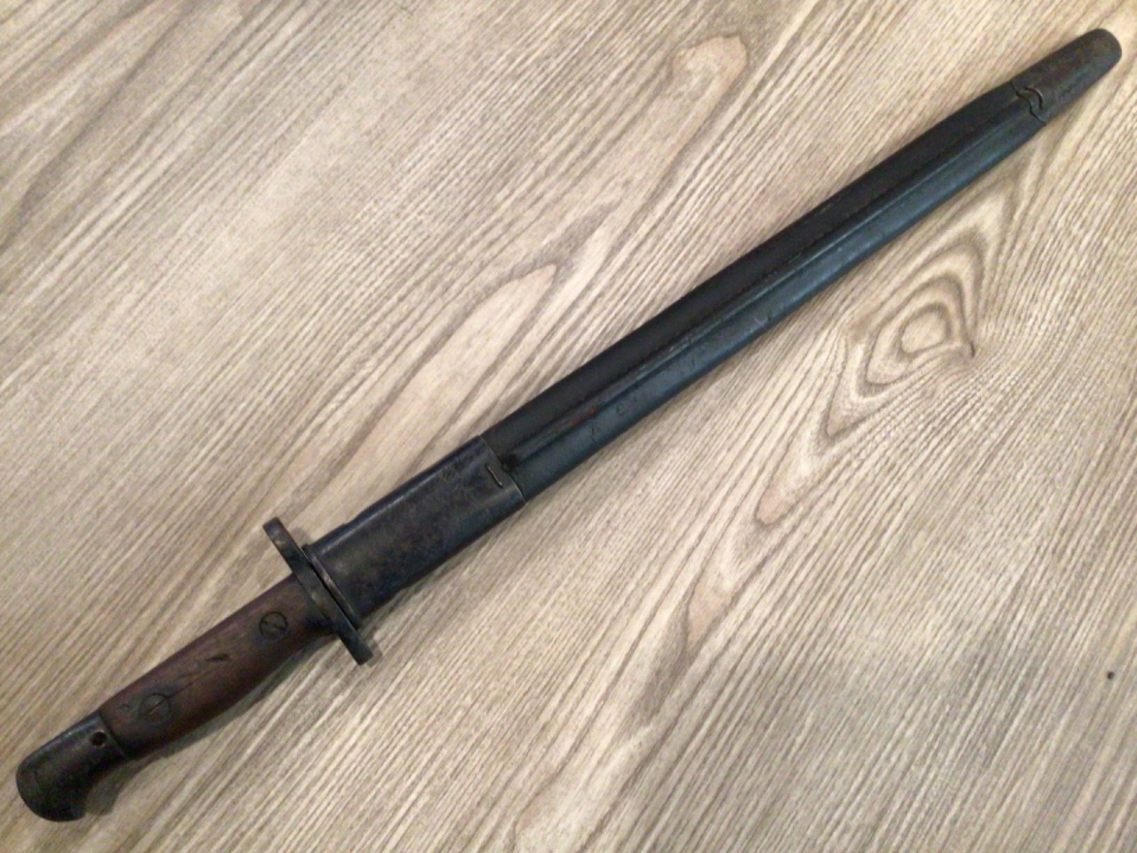 Superb WW1 British 1907 Mk1 Bayonet ~ Anderson Maker Marked Looks Un-Issued