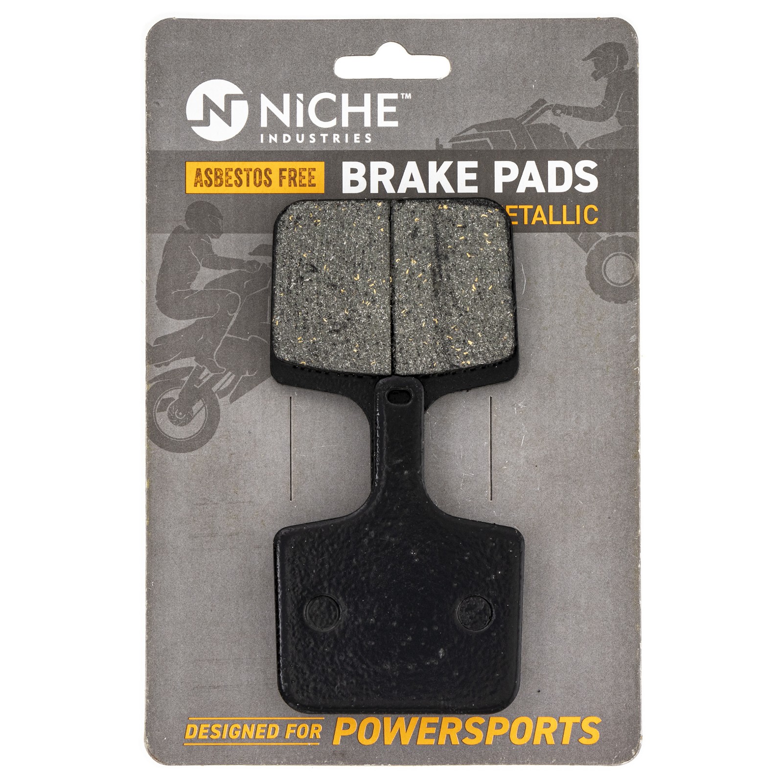 NICHE Brake Pad Set for Polaris Indy 850 800 Switchback 600 Rear Semi-Metallic