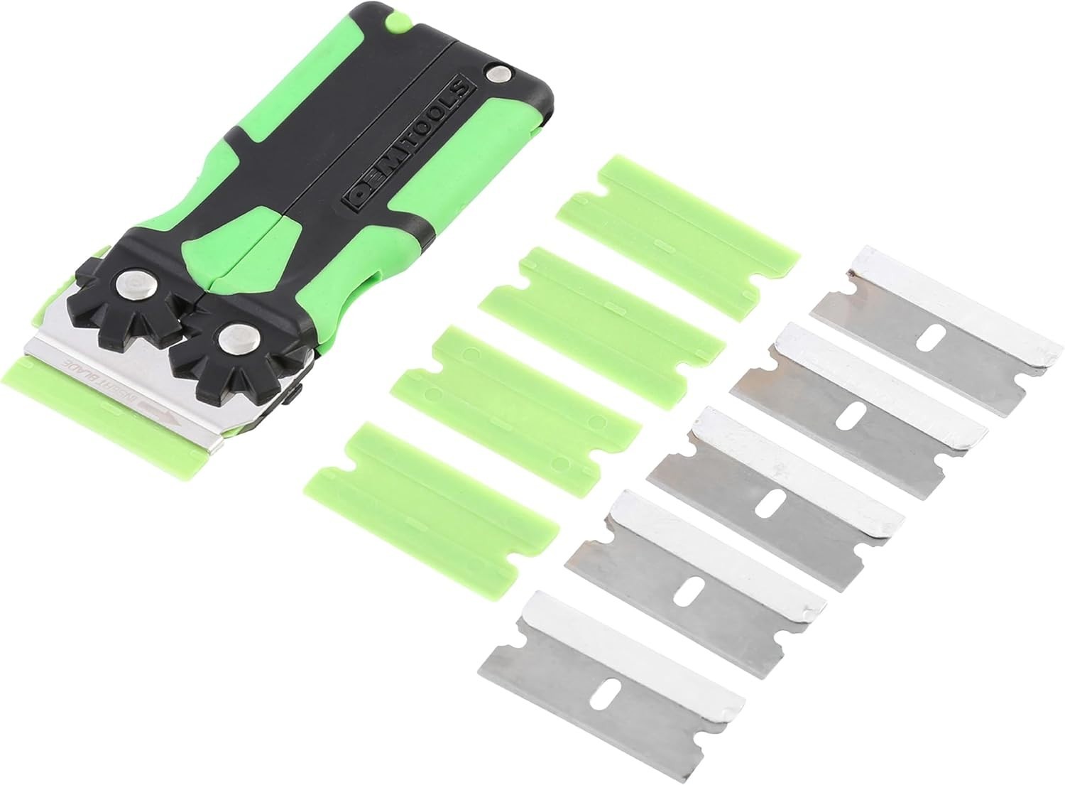 OEM TOOLS Folding Safety Scraper w Plastic and Standard Razor Blades 26502
