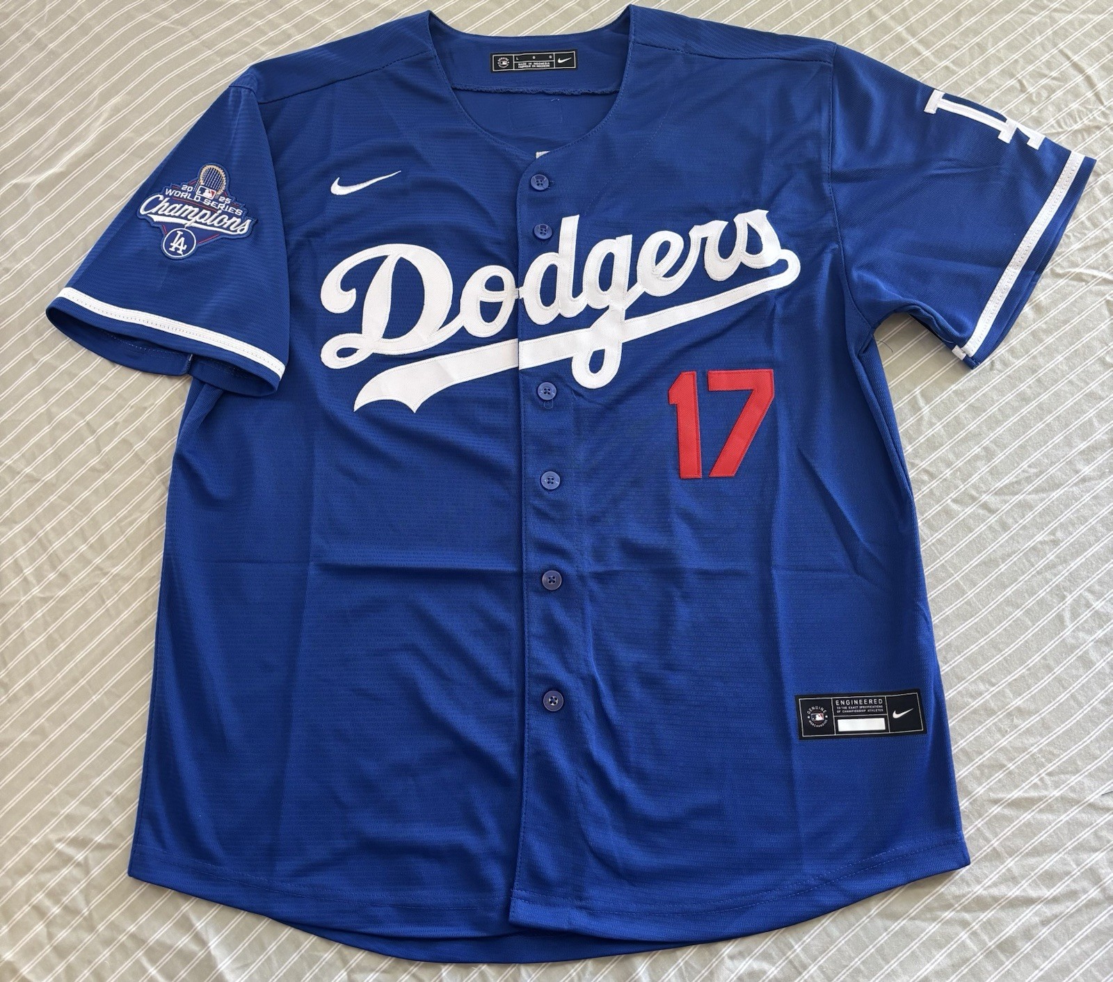 NEW Ohtani/Yamamoto Dodgers 2025 World Series Jersey! SHIPS SAME DAY!