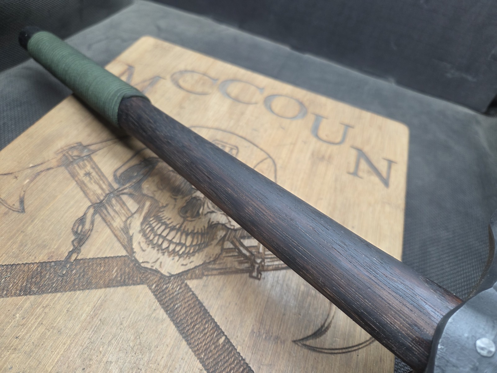 HAND FORGED AIRBORNE RANGER SPIKE TOMAHAWK BY MARK MCCOUN MADE IN THE USA