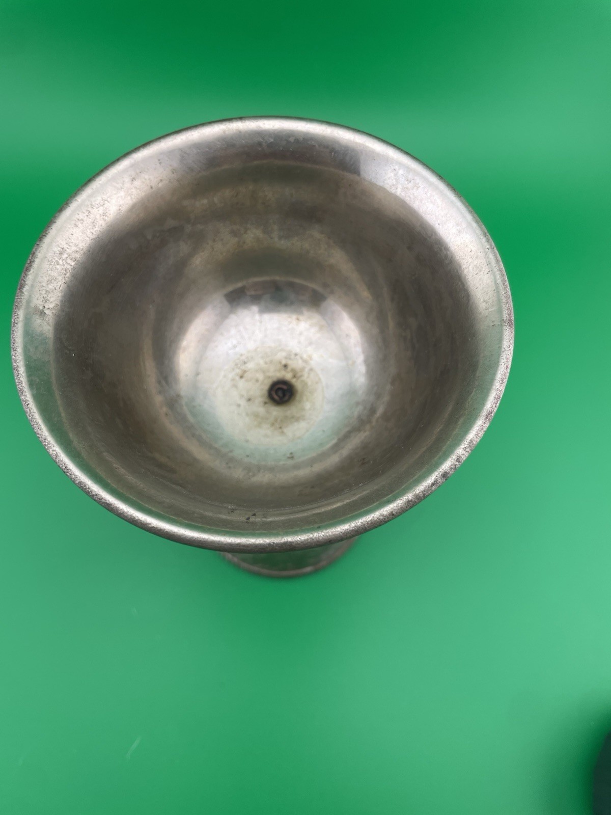 Vintage Tibetan Buddhist Butter Oil Alter Lamp Ornate Repousse Etched Designs