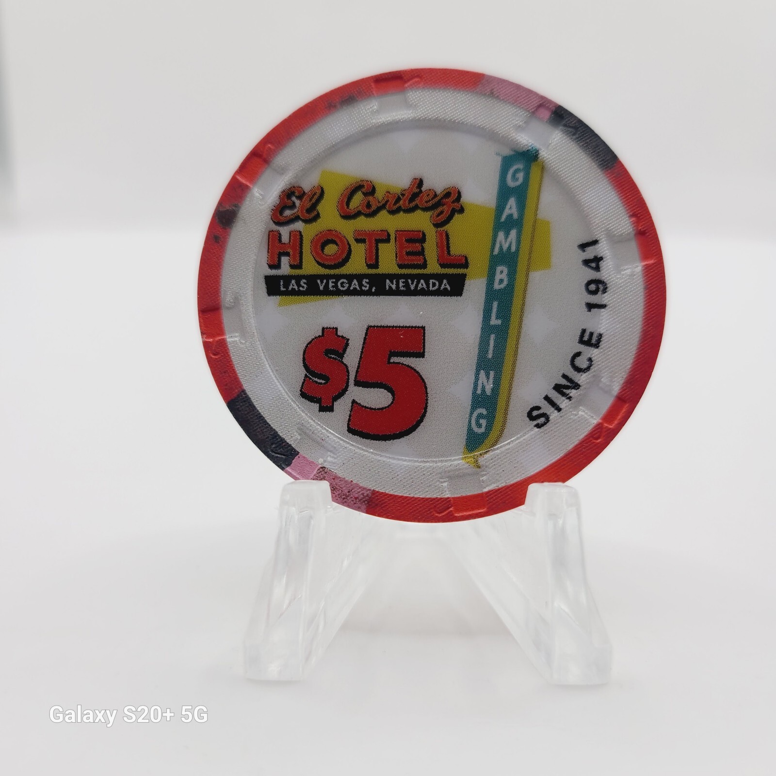 El Cortez Hotel Casino Las Vegas Nevada 2023 $5 Chip