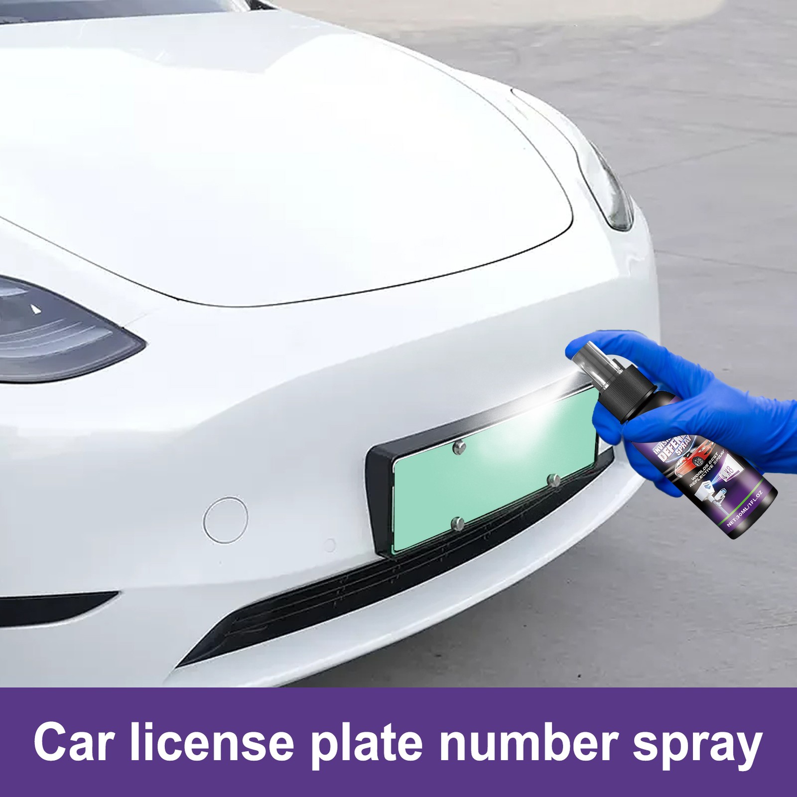 30ml Invisible Licence Plate Defender Stealth Plate Invisible Defender Spray NEW