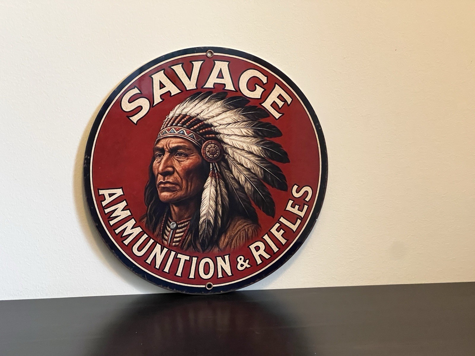 Savage Arms Rifles Ammunition Vintage Style Metal Sign Hi Gloss