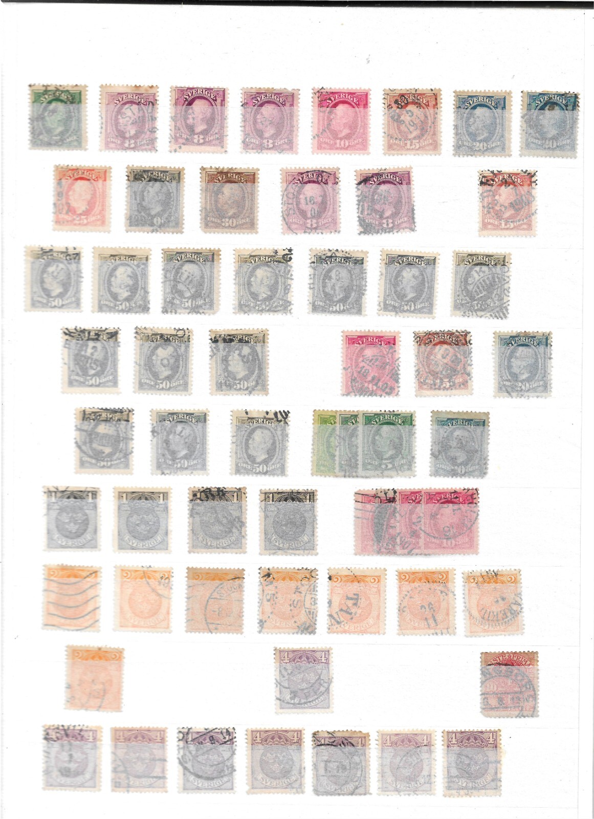 Excellent Sweden collection in stockbook!!