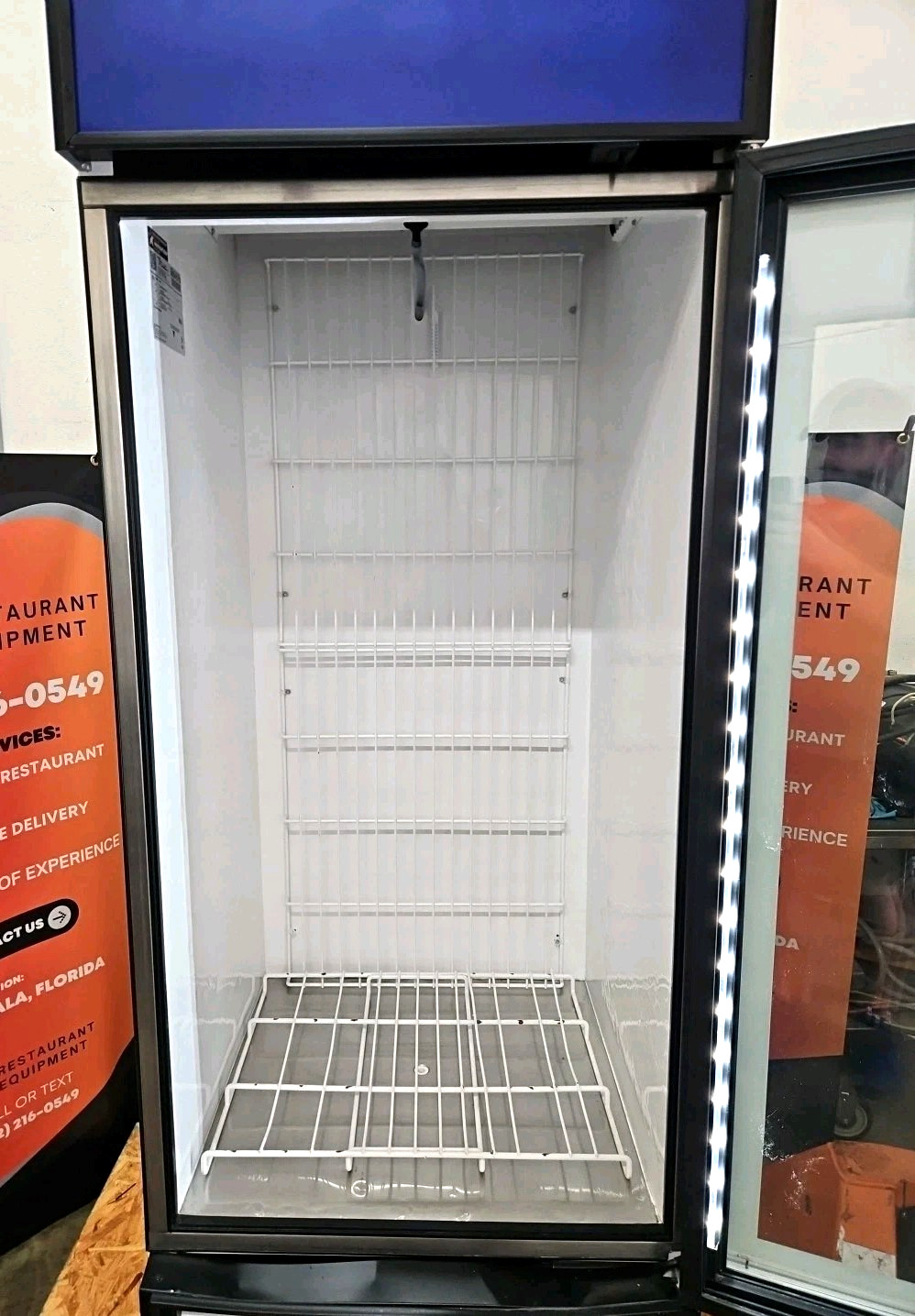 2019 TRUE Single Glass Door Freezer/Ice Merchandiser GDIM-26NT-LD - TESTED!