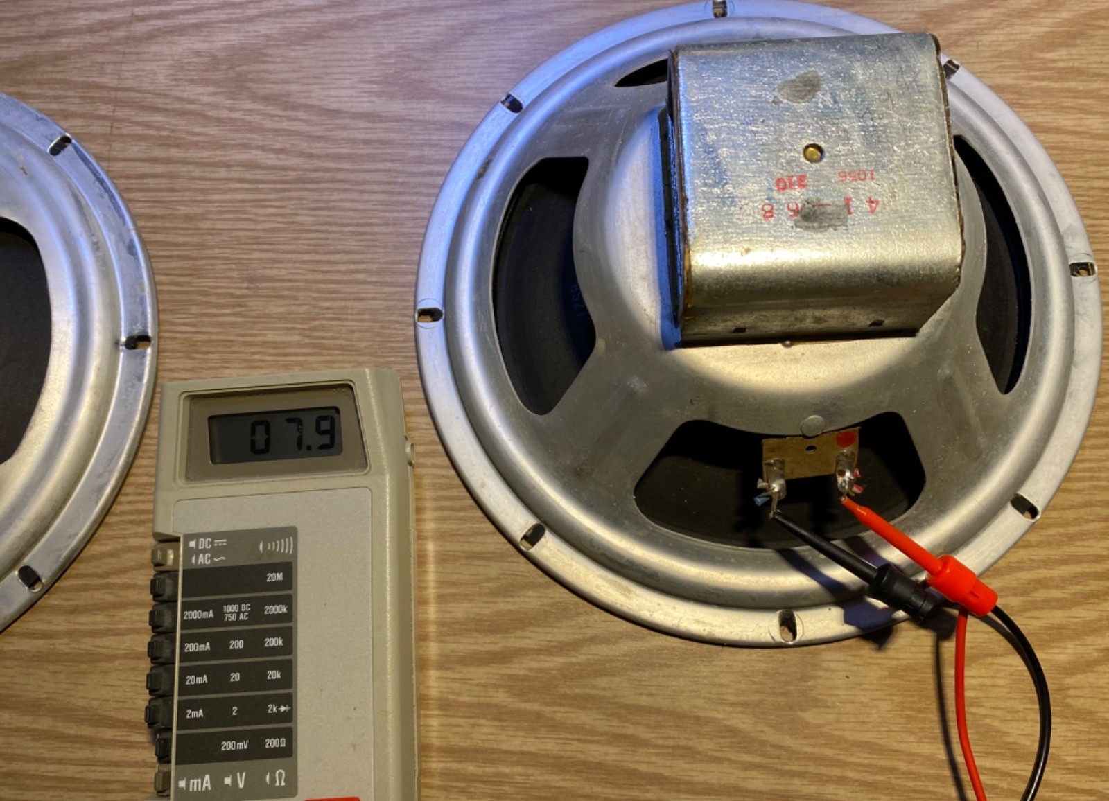 Vintage Fisher 10" inch Alnico 8 ohm Speakers from console 1056-310