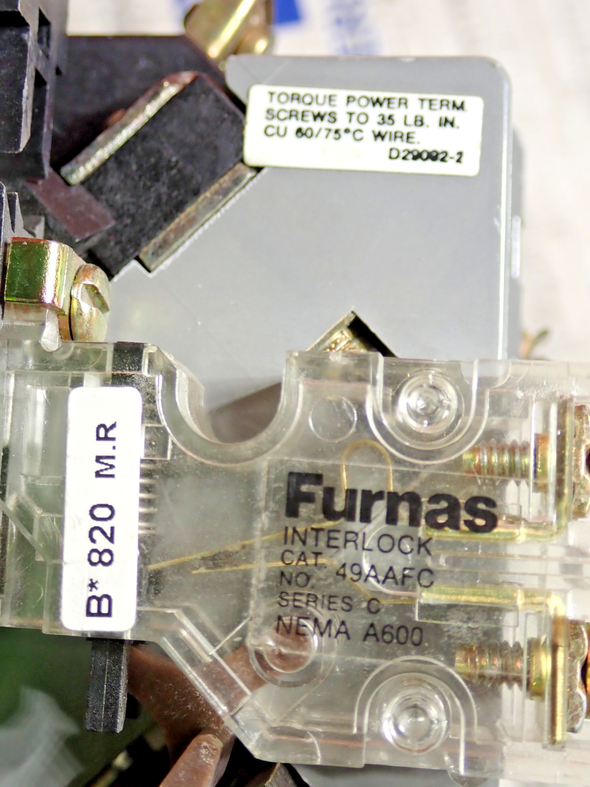 Furnas 14DP32AF81 Size 1 Starter 27 Amp 600VAC w/ 120V 60Hz Coil TESTED S931