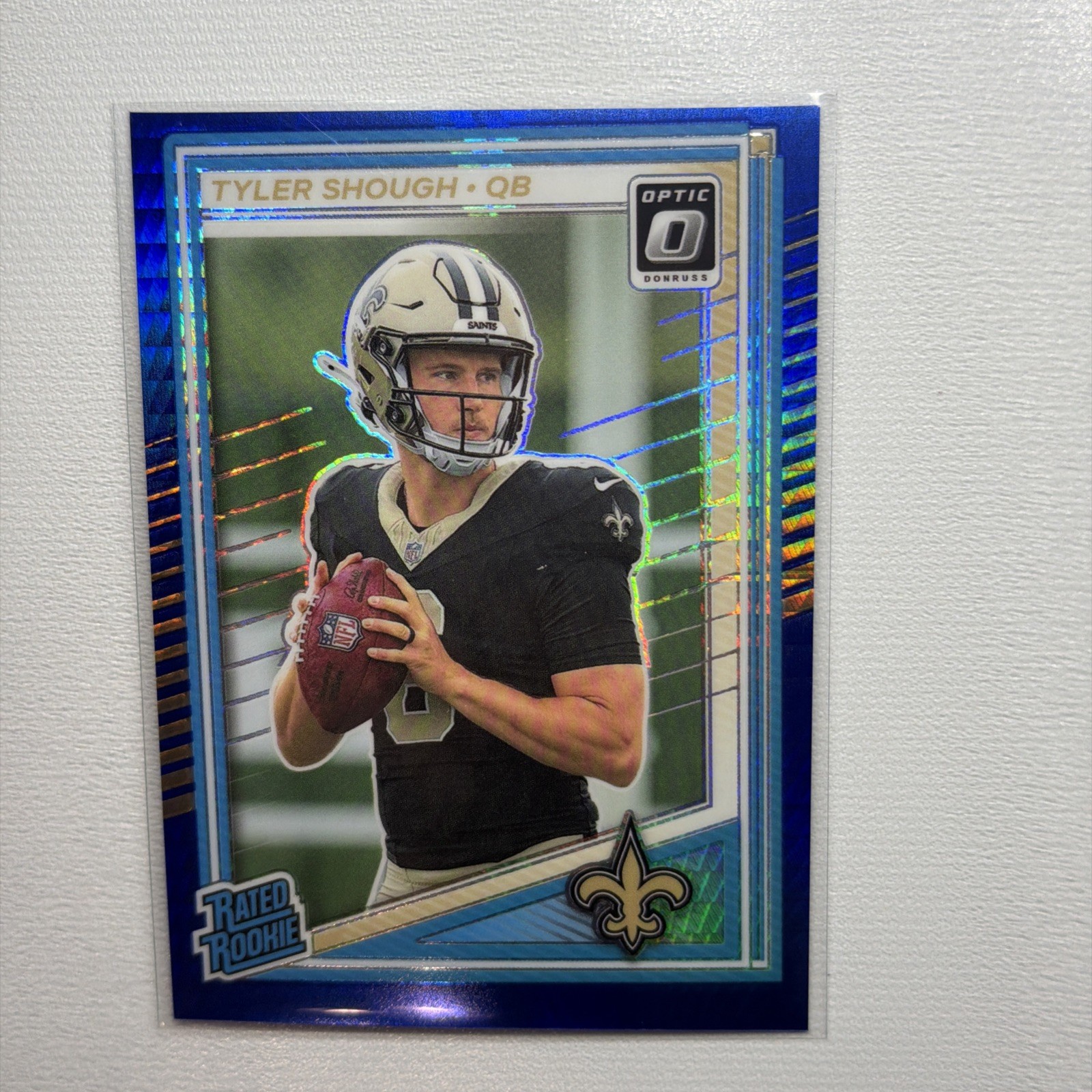 2025 Donruss Optic Pink Prizm Rated Rookie Lot Of 3 Tyler Shough Rainbow