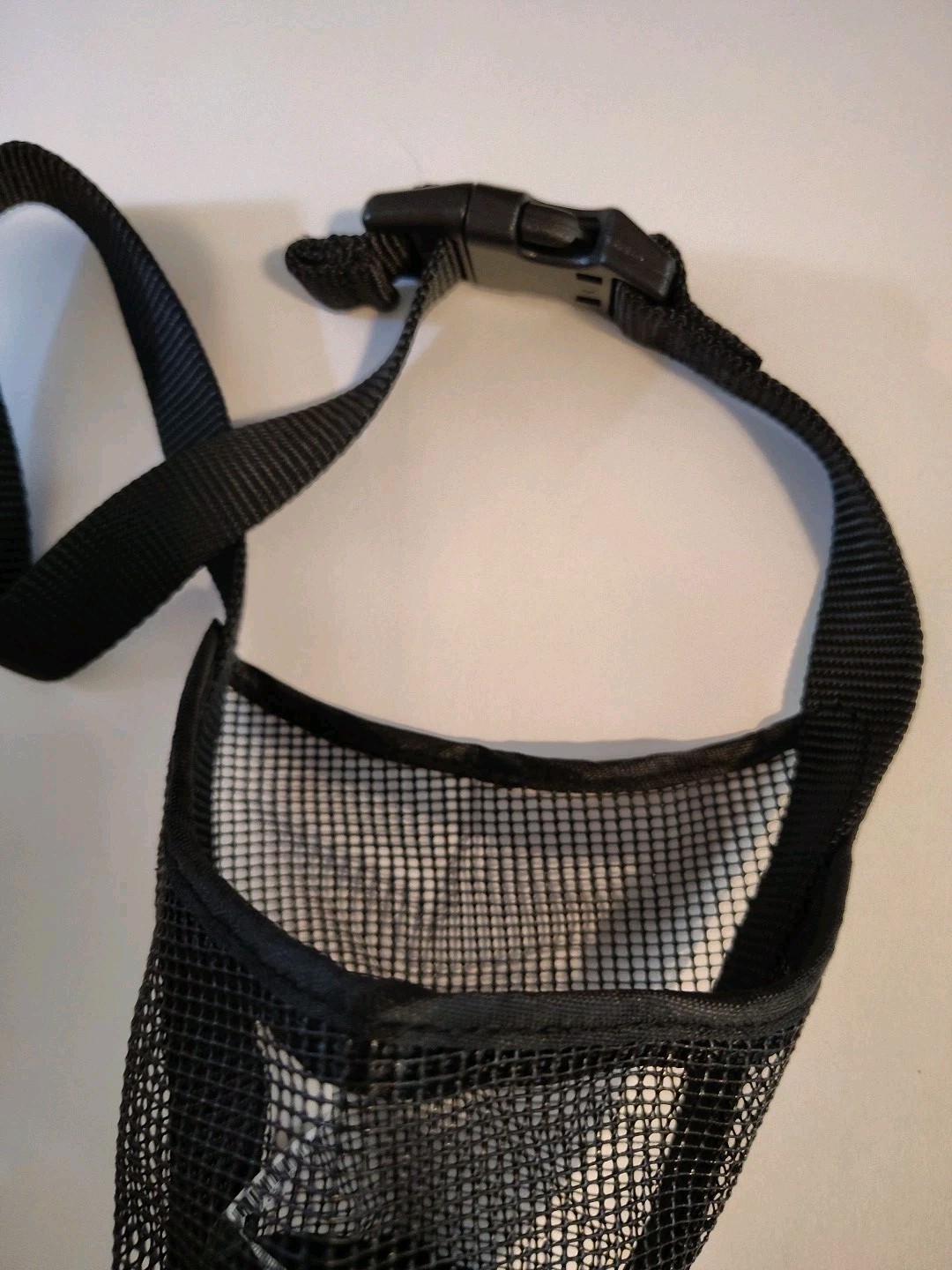 Top-Paw Adjustable Mesh Muzzle LARGE BLACK Dogs/Puppies 60-80 Lbs.