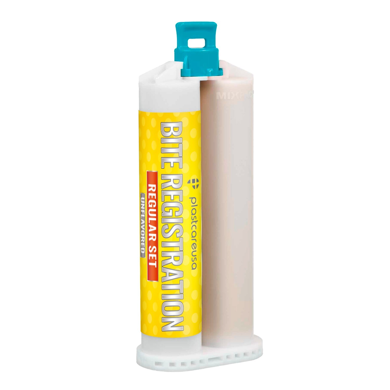 8 X 50ML Dental Bite Registration Material REGULAR Set Unflavored Cartridges