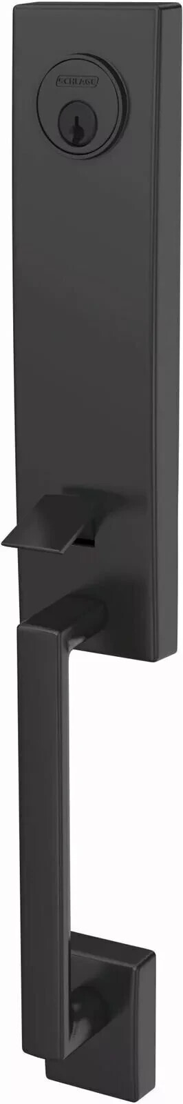 Schlage Lock Company FCT58 CEN 622 Century Handleset, Matte Black
