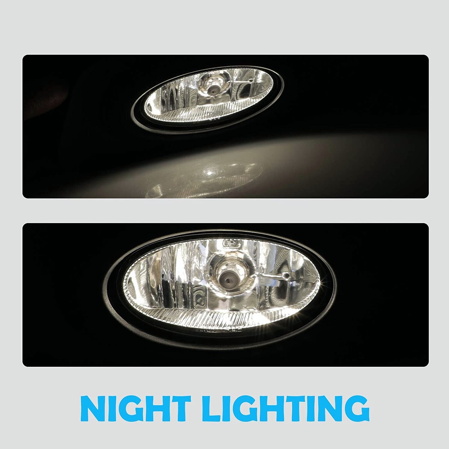 For 2004-2005 Acura TSX OE Style Fog Light Driving Lamps Bumper Kit Clear Lens