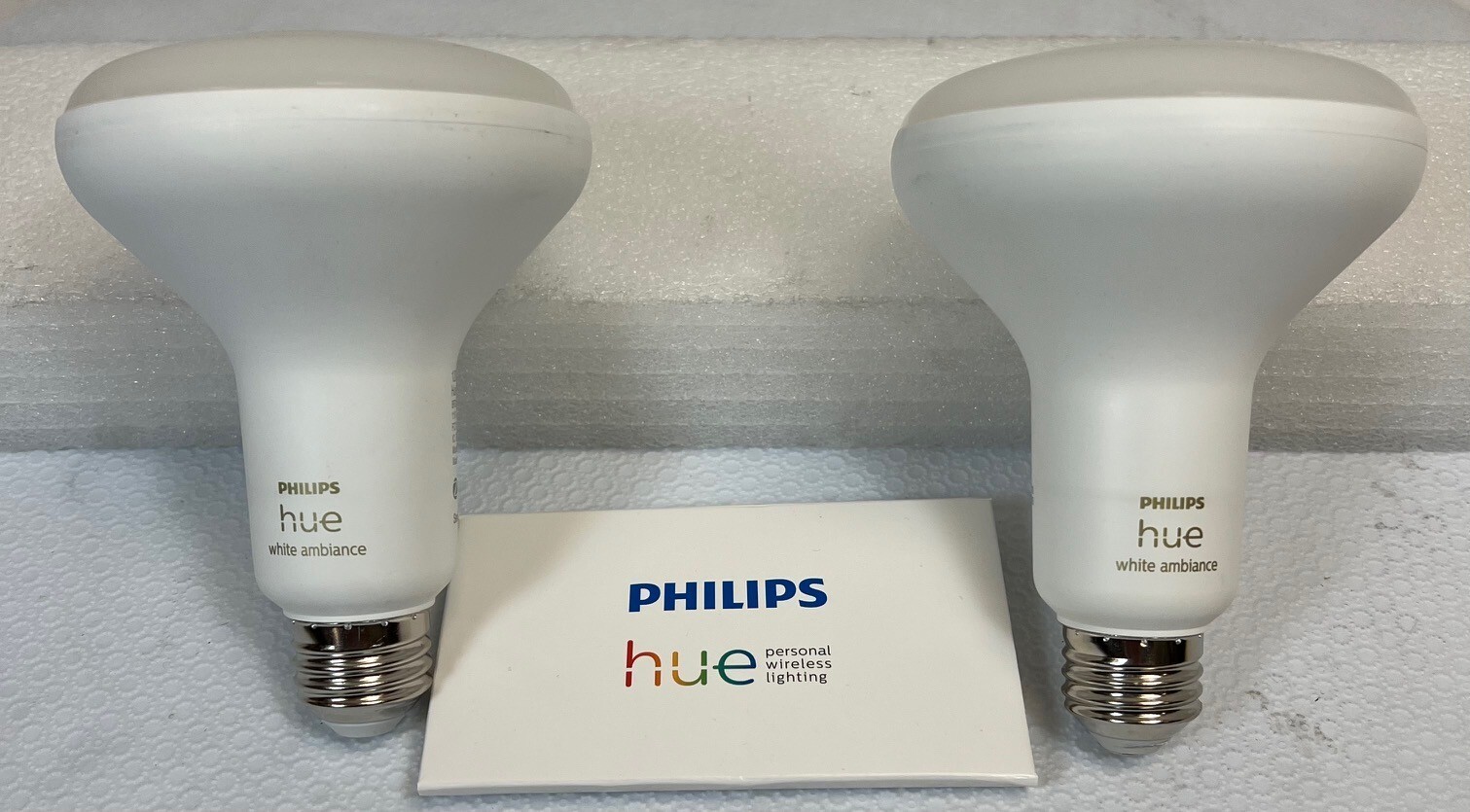 Philips Hue 85W E26 Smart LED Tunable White Ambiance Light Bulb Bluetooth 2 Pack