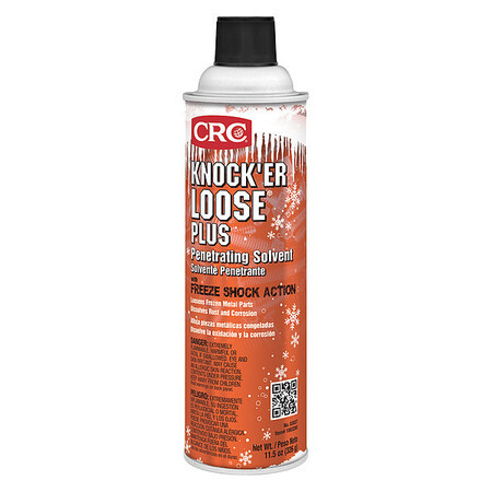 Crc 03027 Penetrating Solvent, Knock'er Loose, 11.5 Oz Aerosol Can, 32 To 300