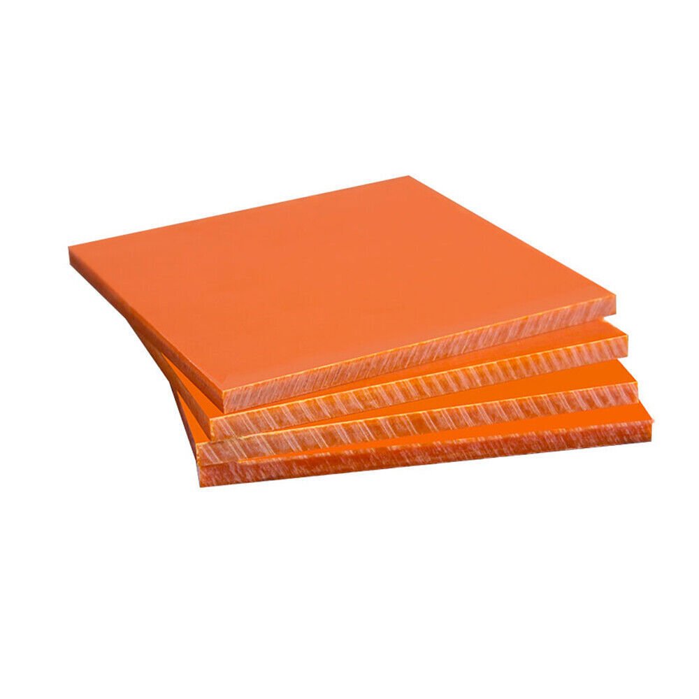 Red Bakelite Phenolic Resin Flat Plate Sheet PCB Select Size