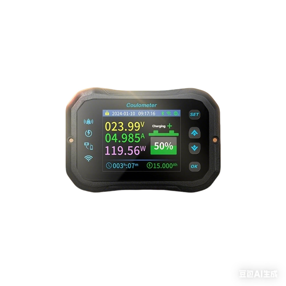 WiFi Battery Monitor Wireless 400A Battery Capacity Indicator Battery Coulometer