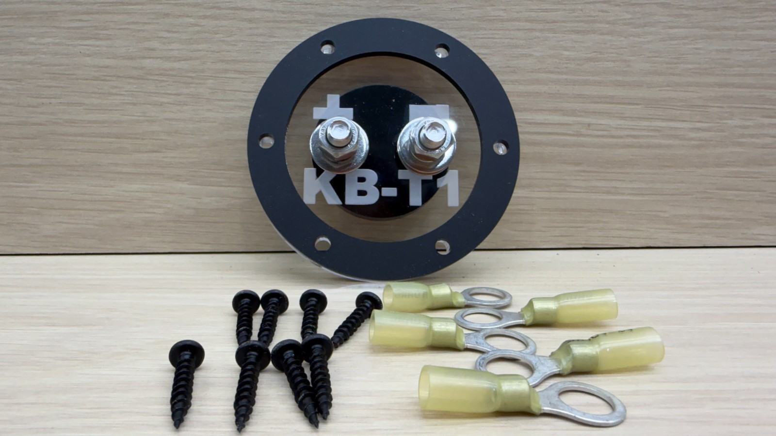 Round Subwoofer Speaker Box Terminal Cup Single Input KB-T1