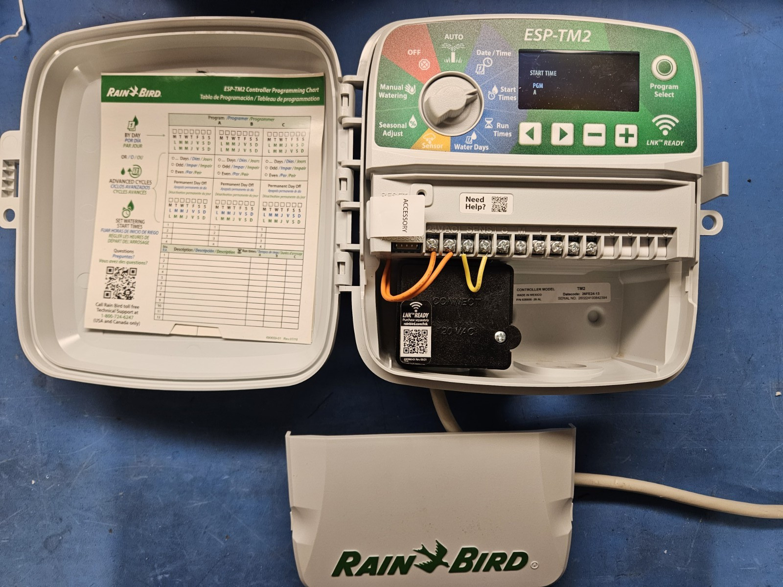 Rain Bird ESP-TM2 4 Zone Indoor/Outdoor Irrigation Controller Station