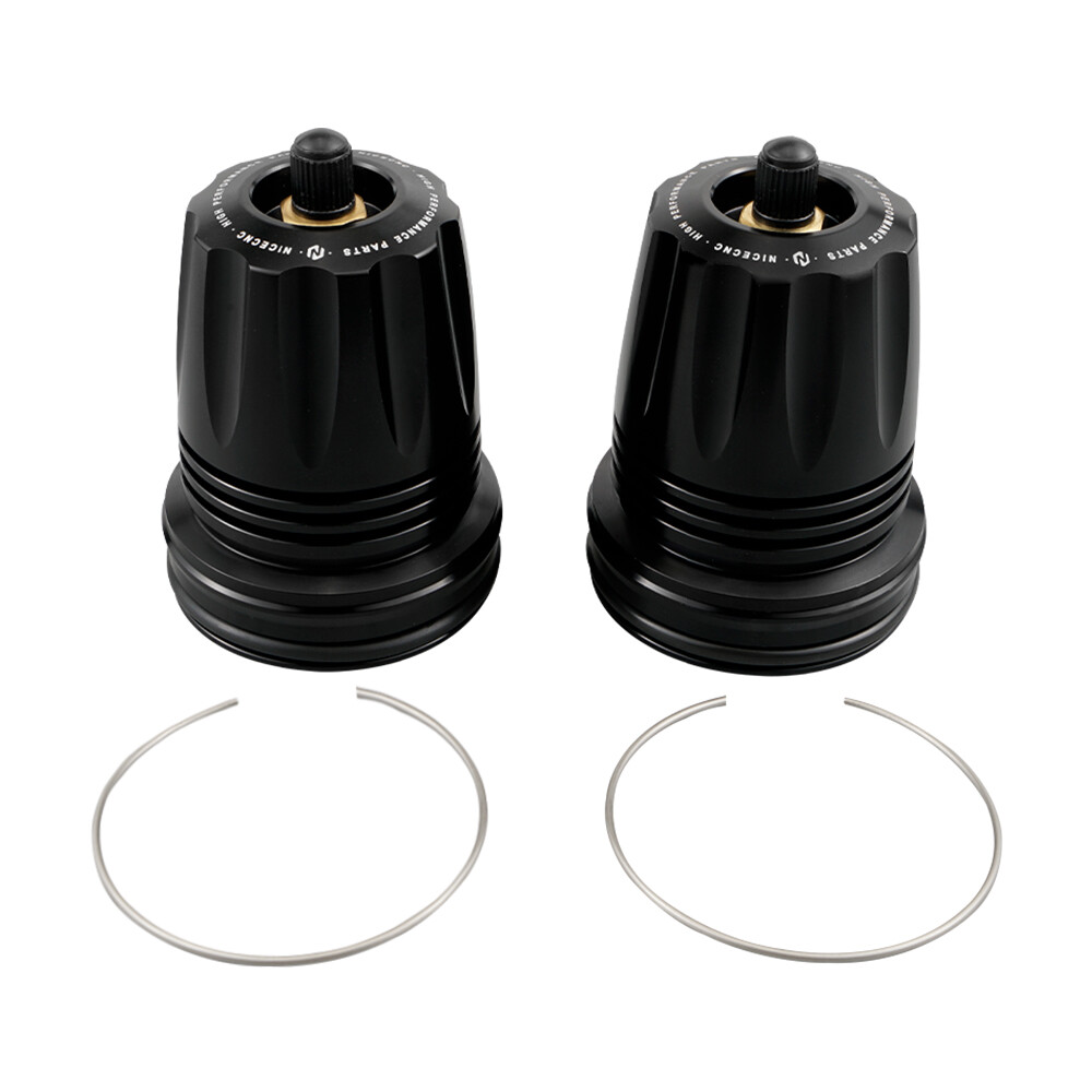 2pcs For 2.5" FOX Rear Shock Nitrogen Reservoir End Cap Lid for Polaris Yamaha