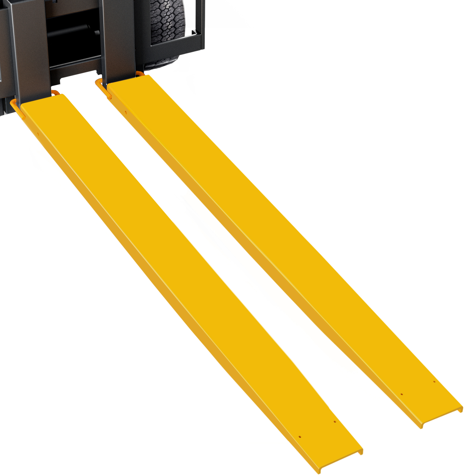 Pair 96" Length 4.5" Wide Forklift Extension Pallet Forks High Tensile Steel US