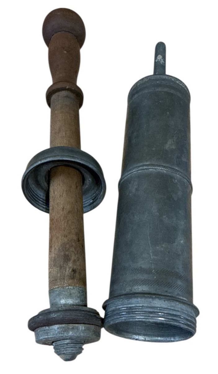 Antique Medical Civil War Era Surgical Tool Instrument Enema Syringe 9"