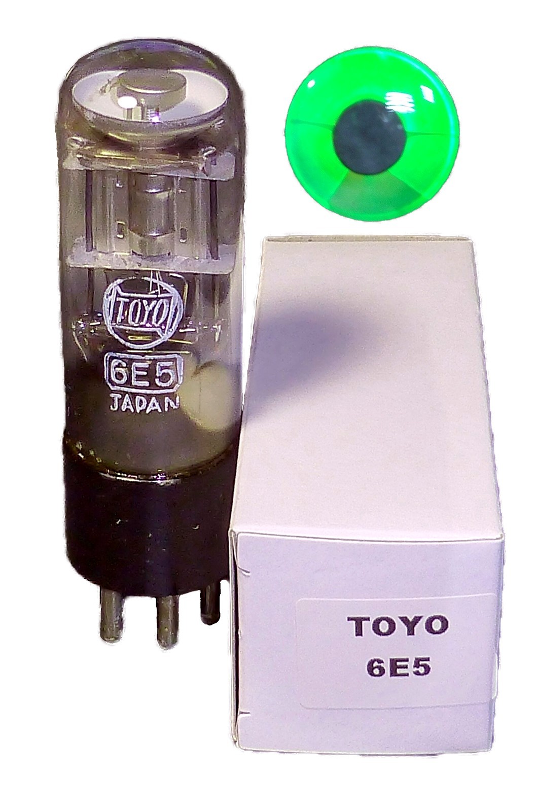 1 6E5 VT-215 NOS TOYO New magic eye tubes tuning indicator tested 90 day wty