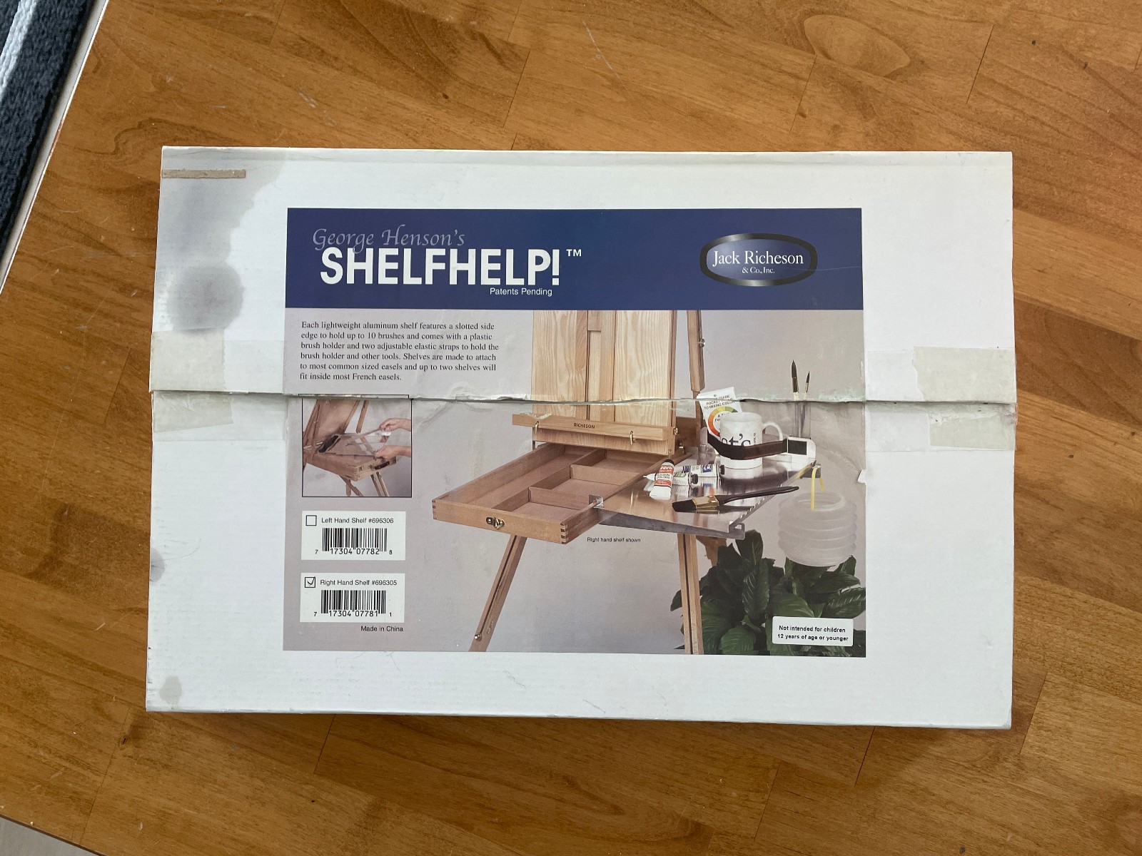 George Henson's Shelf Help By Jack Richeson for French Easel - Right Handed