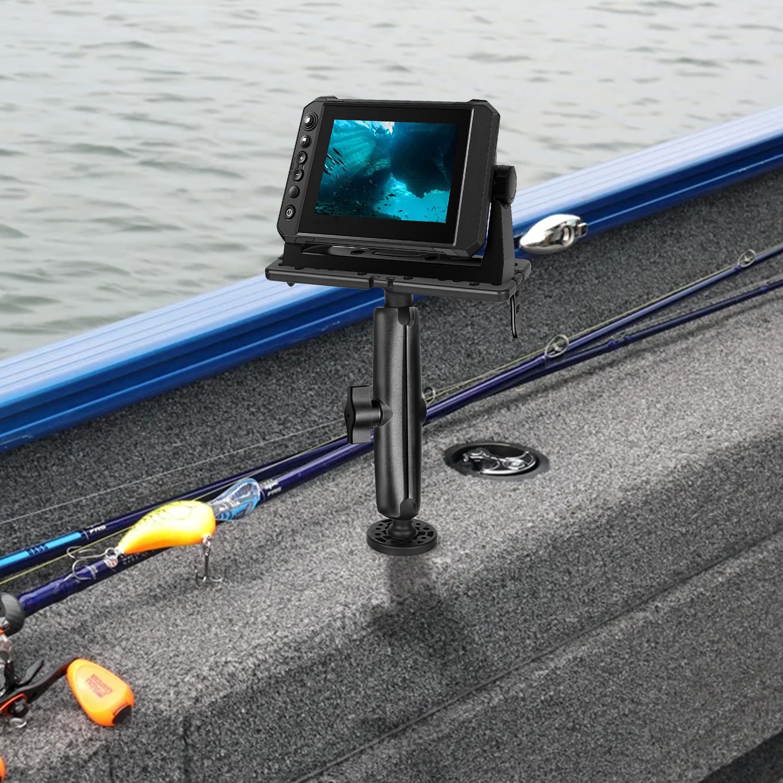 Double Socket Arm for RAM Mounts Camera Extension Arm 1" Ball Head Mount Adapter