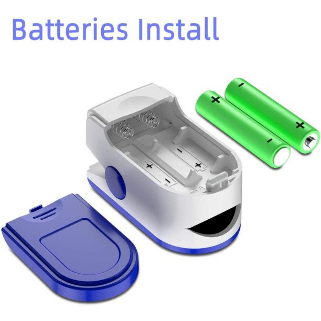 Fingertip Pulse Oximeter SpO2 Blood Oxygen Saturation Heart Rate Monitor