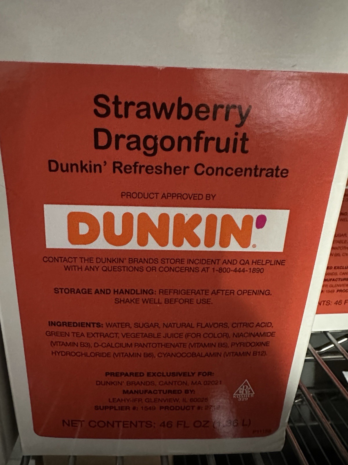 Dunkin Refresher Flavors 4 Pack