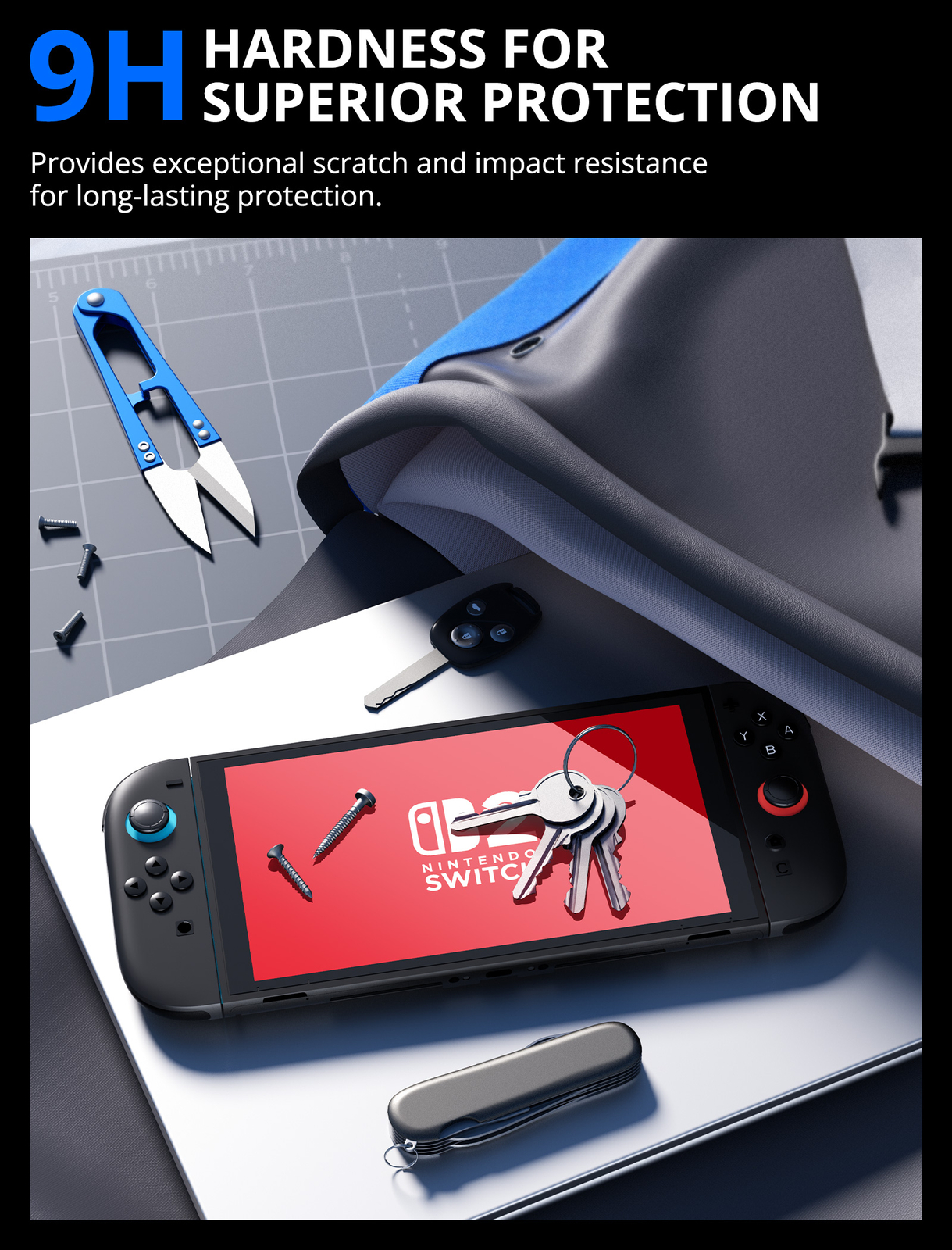 Mumba Screen Protector for Nintendo Switch 2 (2025) New 2 Pack 9H Tempered Glass