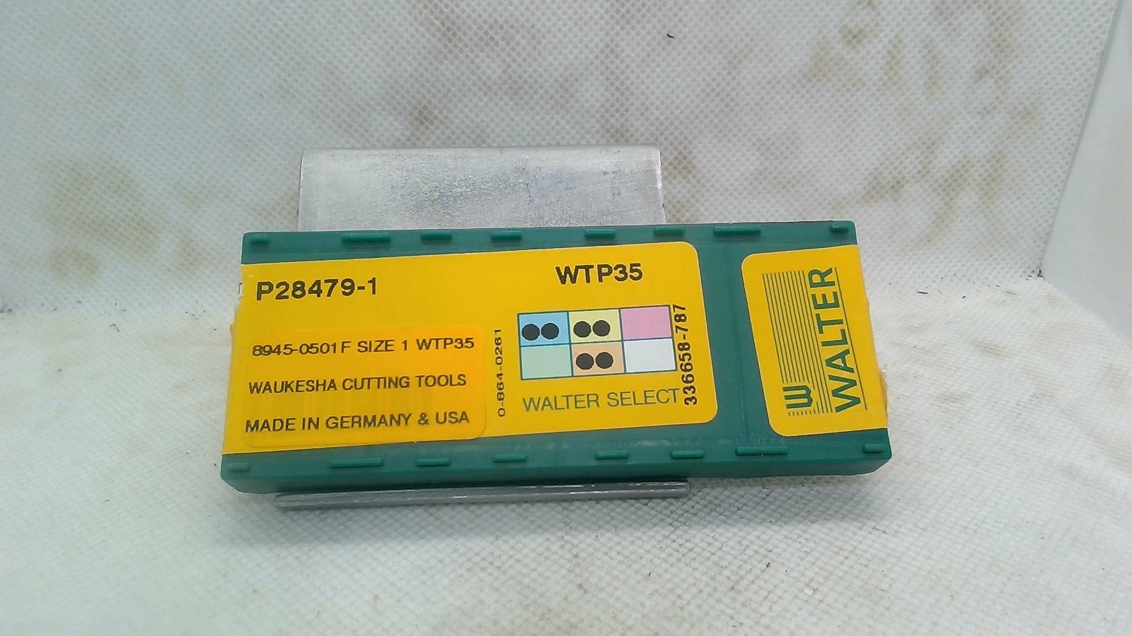 (9 Inserts) Walter P28479-1 WTP35 Carbide Drill Inserts