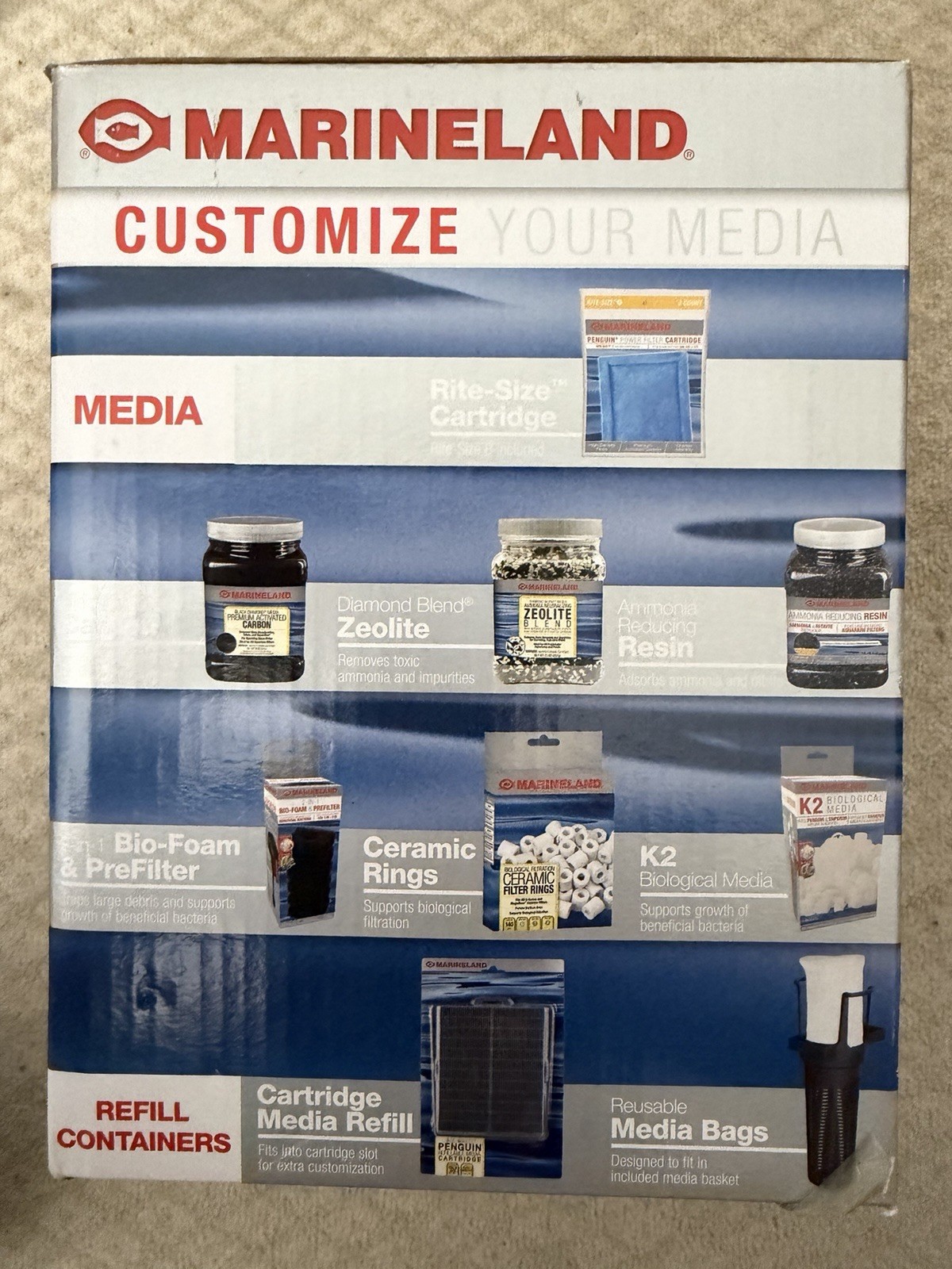 Marineland Penguin PRO 125 Power Filter Cartridge Up To 20 Gallons