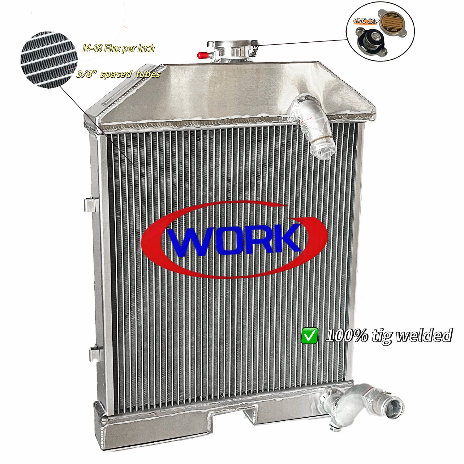 Radiator FIT Ford  501 600 601 700 701 800 801 901 2000 4000 NAA Holl C5NN8005AB