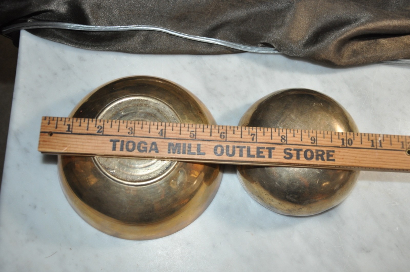 Tibetan Singing Brass Bowl Bowls Pair
