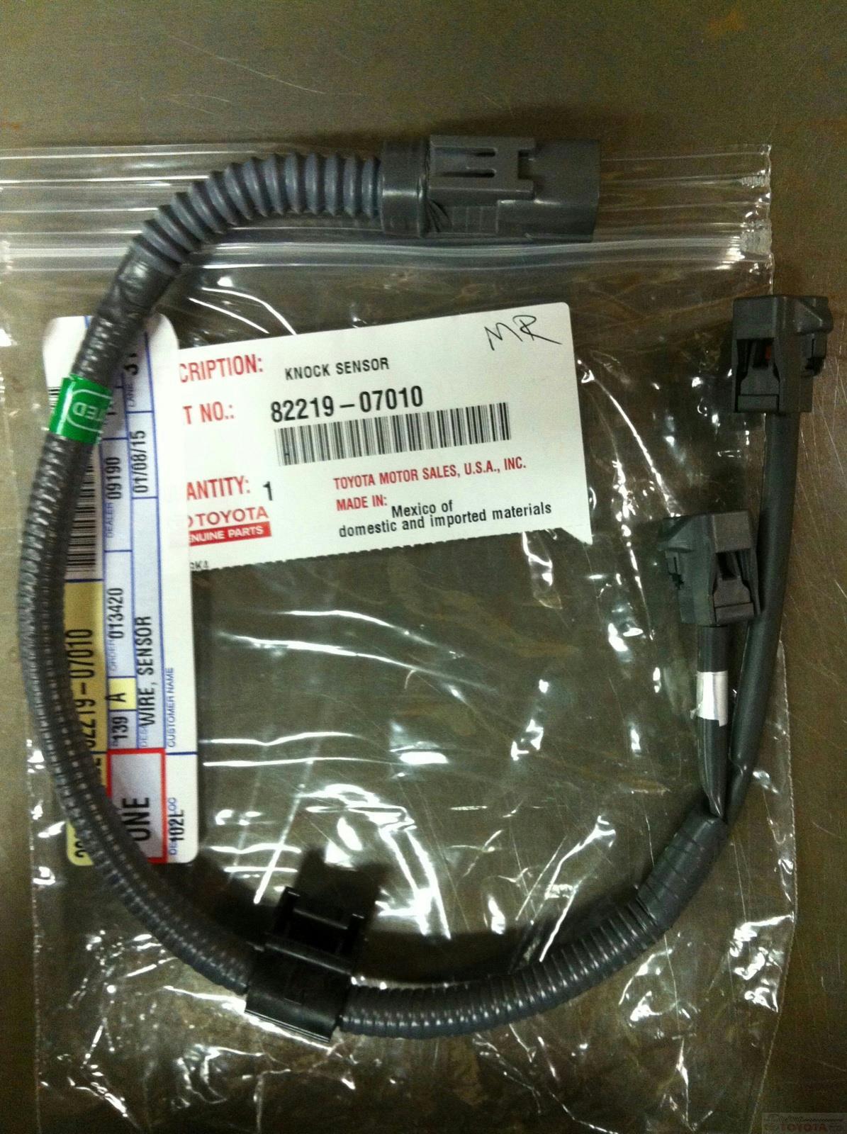OEM TOYOTA Knock Sensor Harness 82219-07010