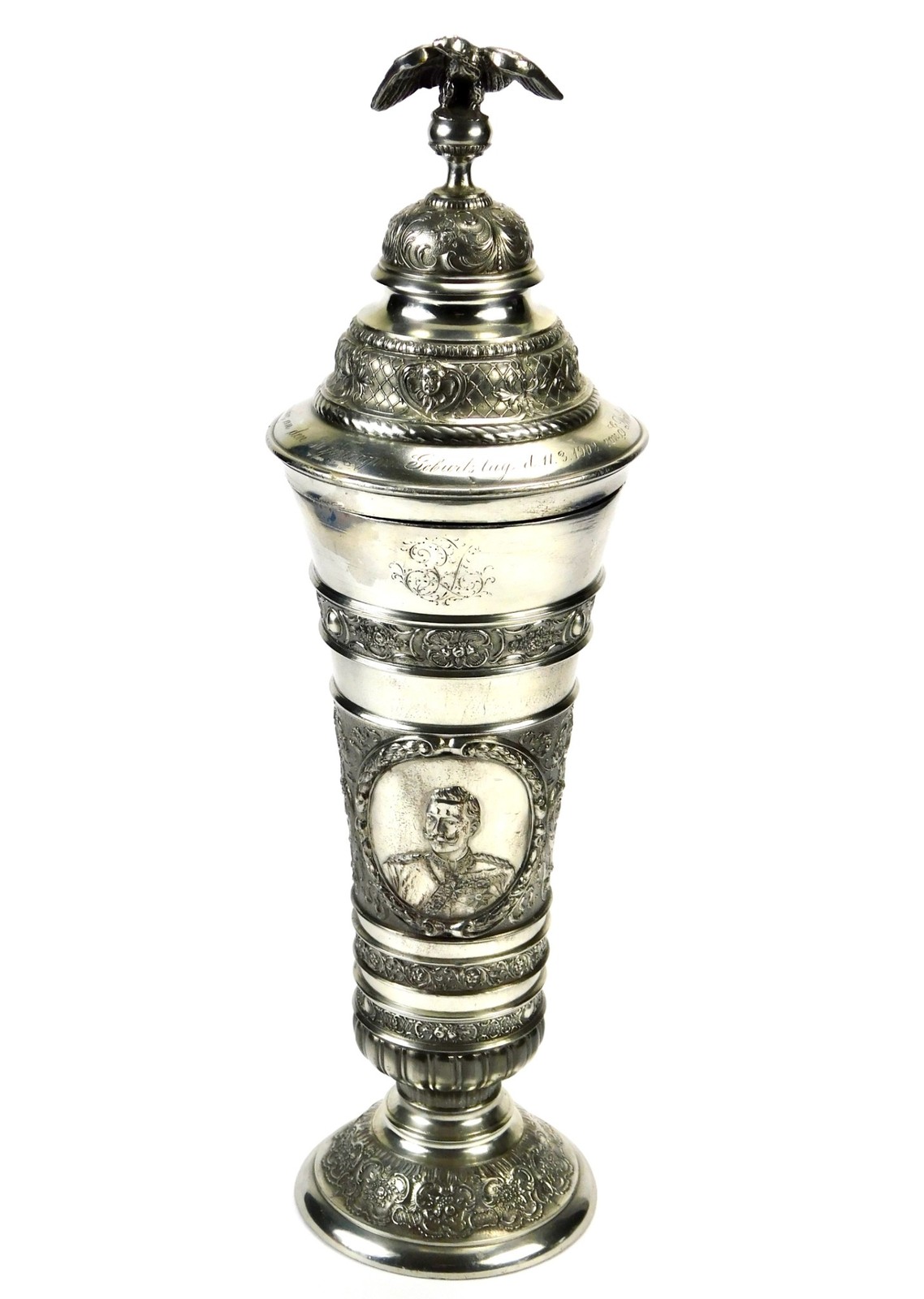 Antique German Germany WW1 Presentation Stein Cup Goblet