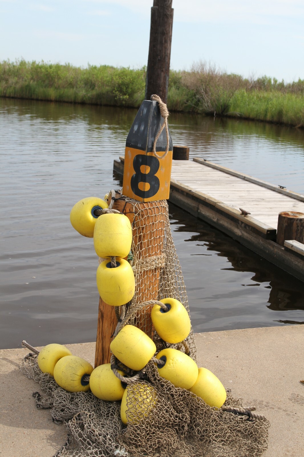 Weathered Look Vintage Replica Wood Buoy Float - WF-3