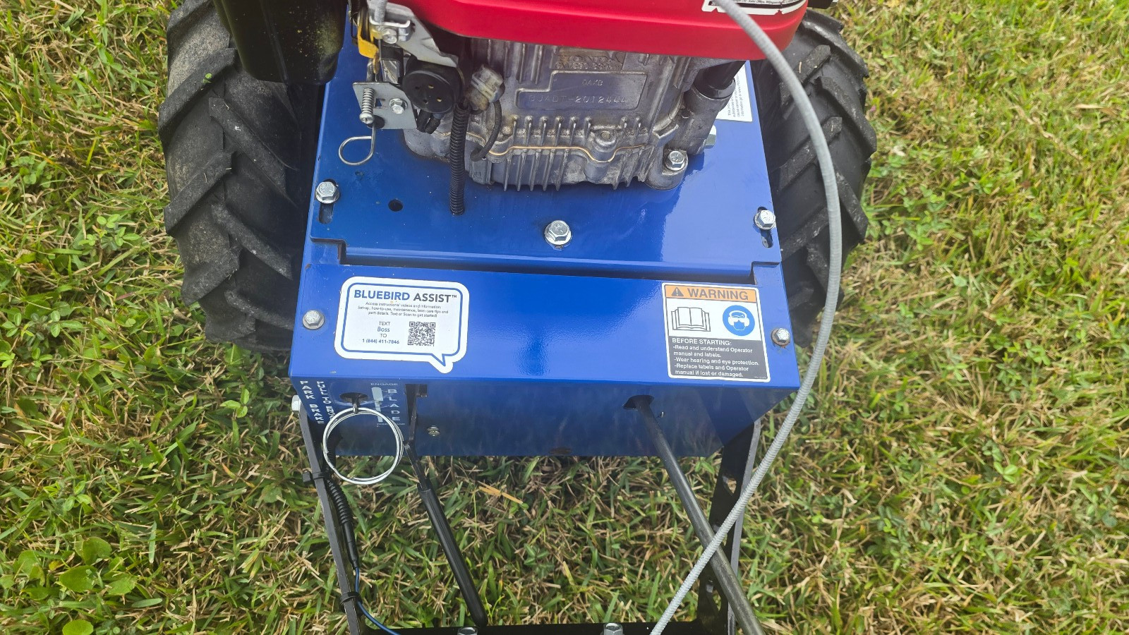 MAKE OFFER Blue Bird / HONDA Brush Mower Cutter Hydro Drive 26" fits Billy Goat