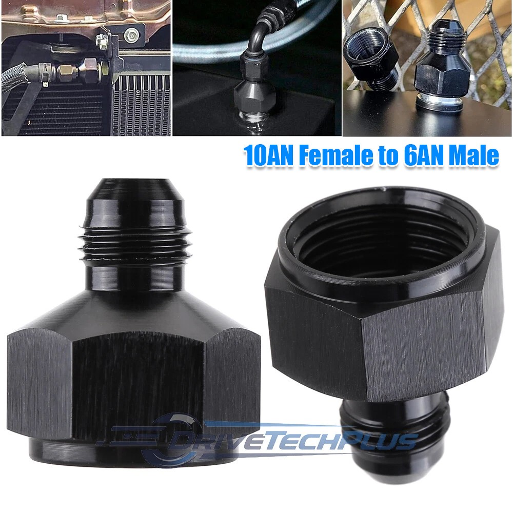 10 AN Female - 6 AN Male Flare Fitting Reducer Adapter 10AN to 6AN - Universal
