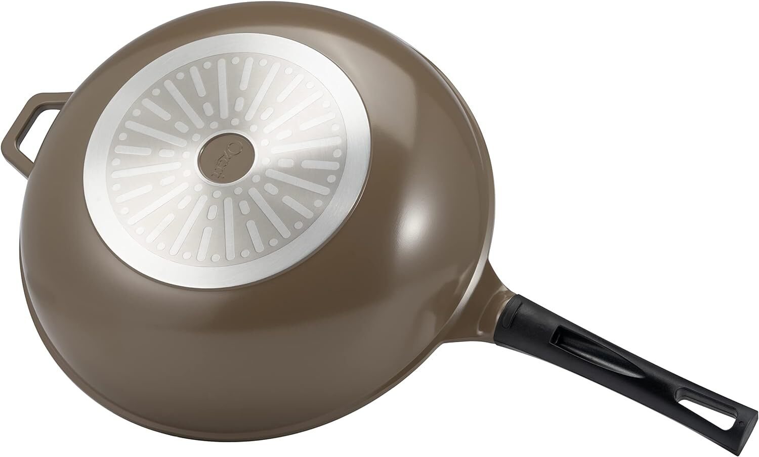 Green Earth Wok by Ozeri Ceramic Non-Stick [3 color options] [12in & 14in sizes]