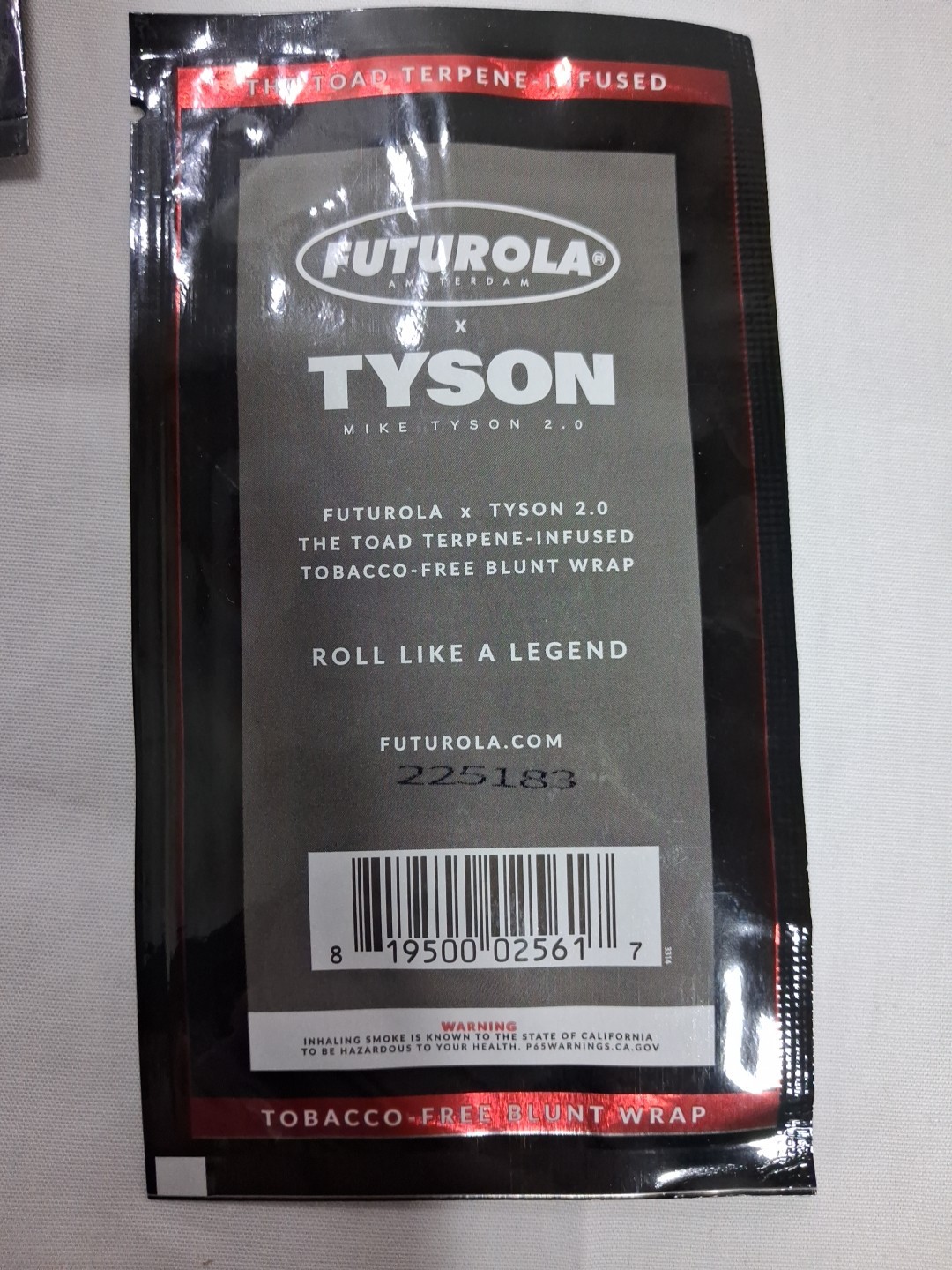 25pk Tyson Ranch Futurola The Toad Terpene-Infused Wrap's Version 2.0