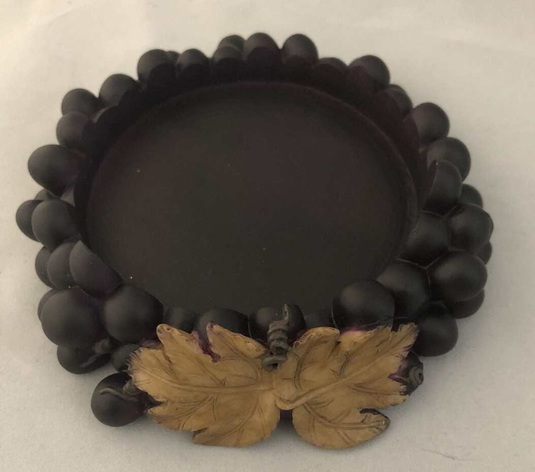 Miko Grape Glass & Bottle Mat/Coaster NEW